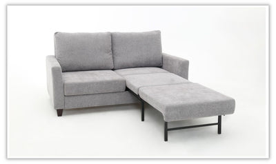 Cuddle Queen Fabric Sleeper Sofa with Nest Function