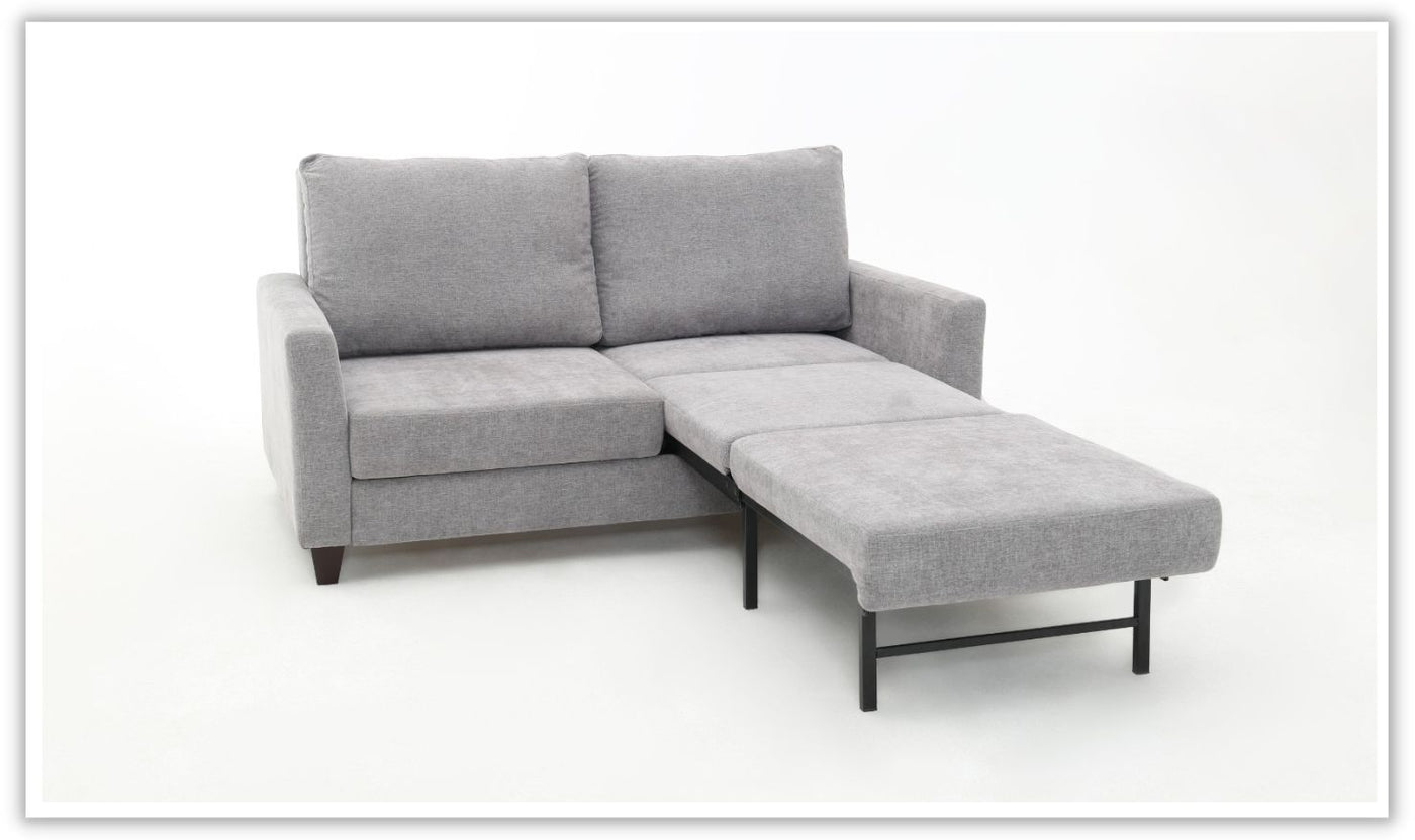 Cuddle Queen Fabric Sleeper Sofa with Nest Function