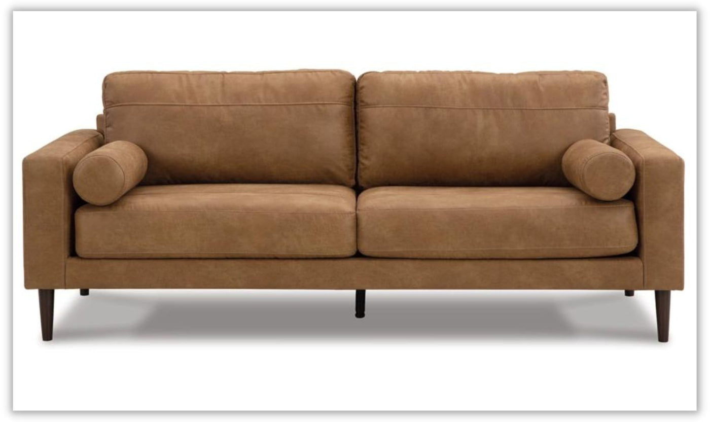 Telora Caramel Leather Sofa 