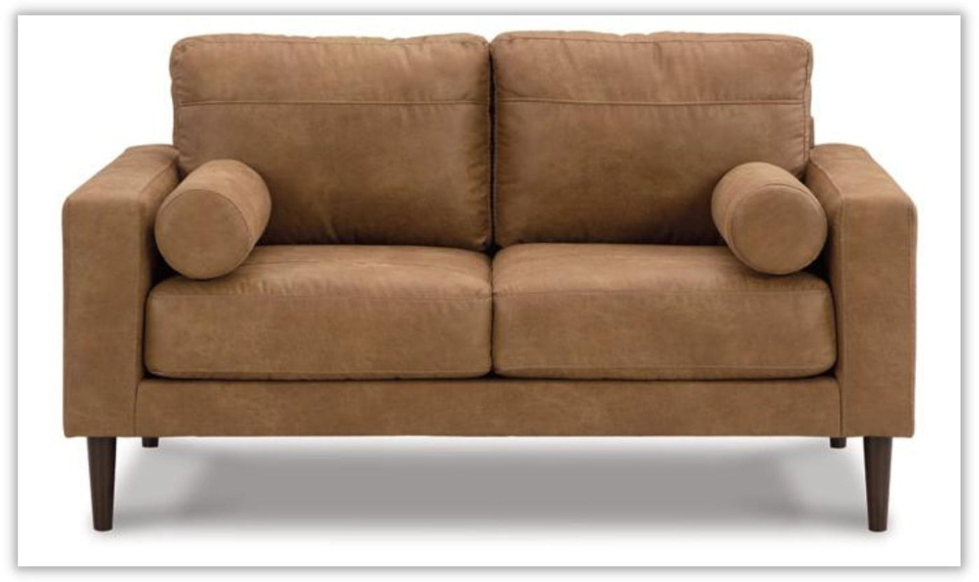 Telora Loveseat in Caramel