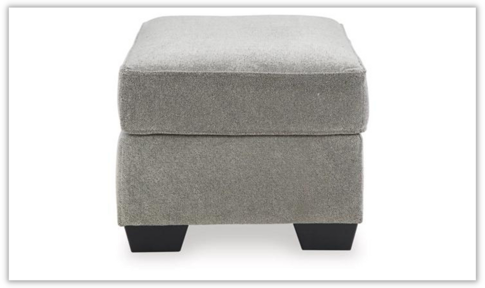 Modern Heritage Deakin Ash Fabric Ottoman