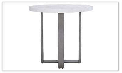 Bernhardt Del Mar White Transitional Round Outdoor Counter Table