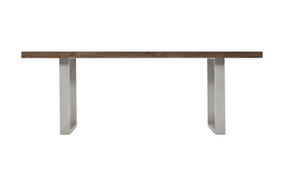 Bernhardt Draper Rustic Style Dining Table with Adjustable Glides