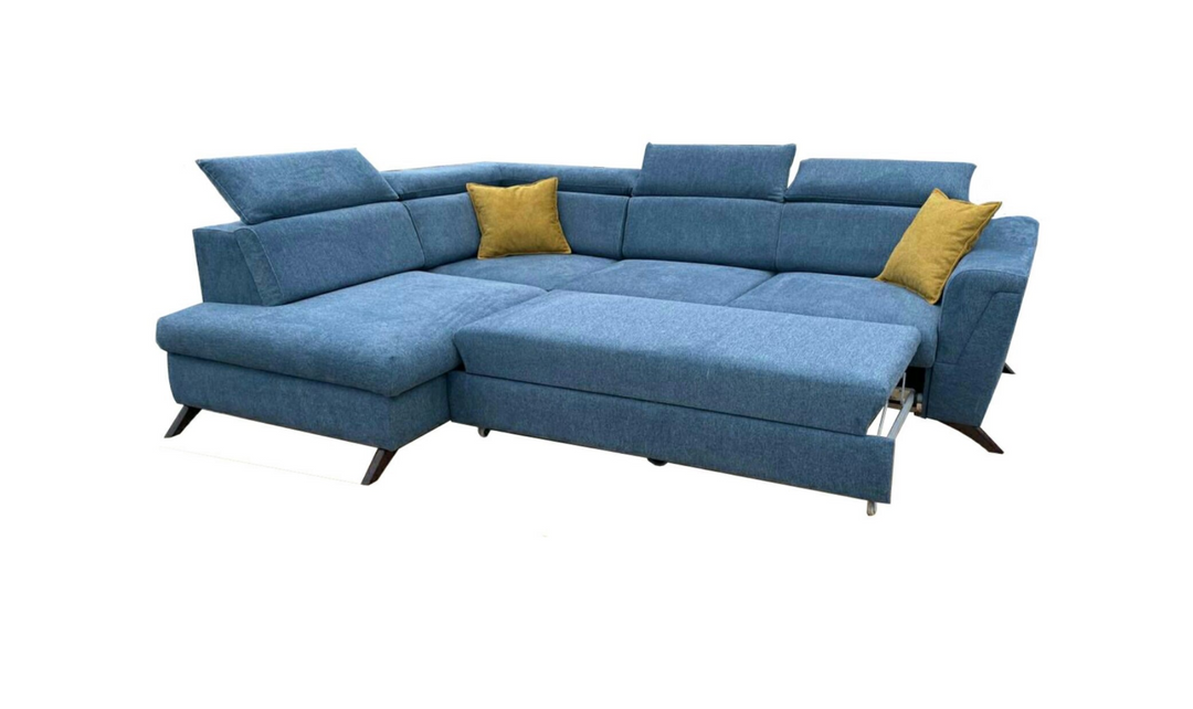 ESF Italia Gala L-shaped Sectional Sofa With Bed And Storage
