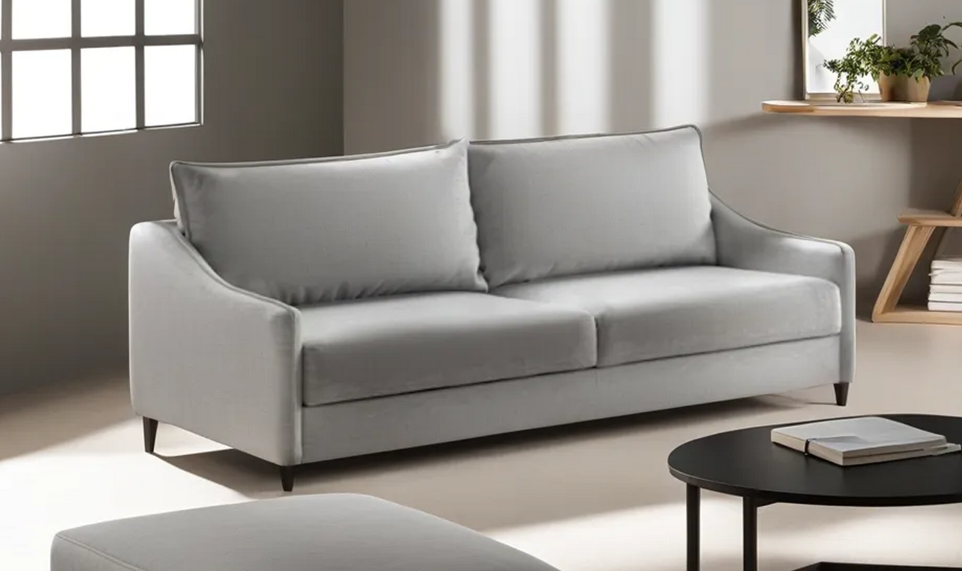 Luonto Ethos Dual Motion Fabric Sleeper Sofa with Foam Mattress