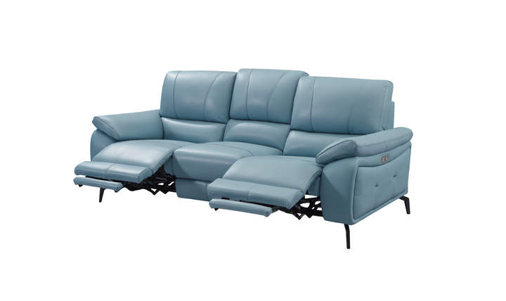 ESF Italia Jake Leather Electric Recliner Living Room Set