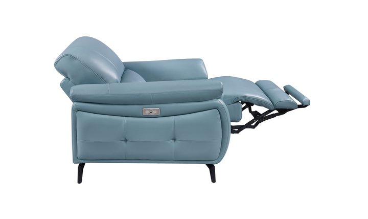 ESF Italia Jake Leather Electric Recliner Living Room Set