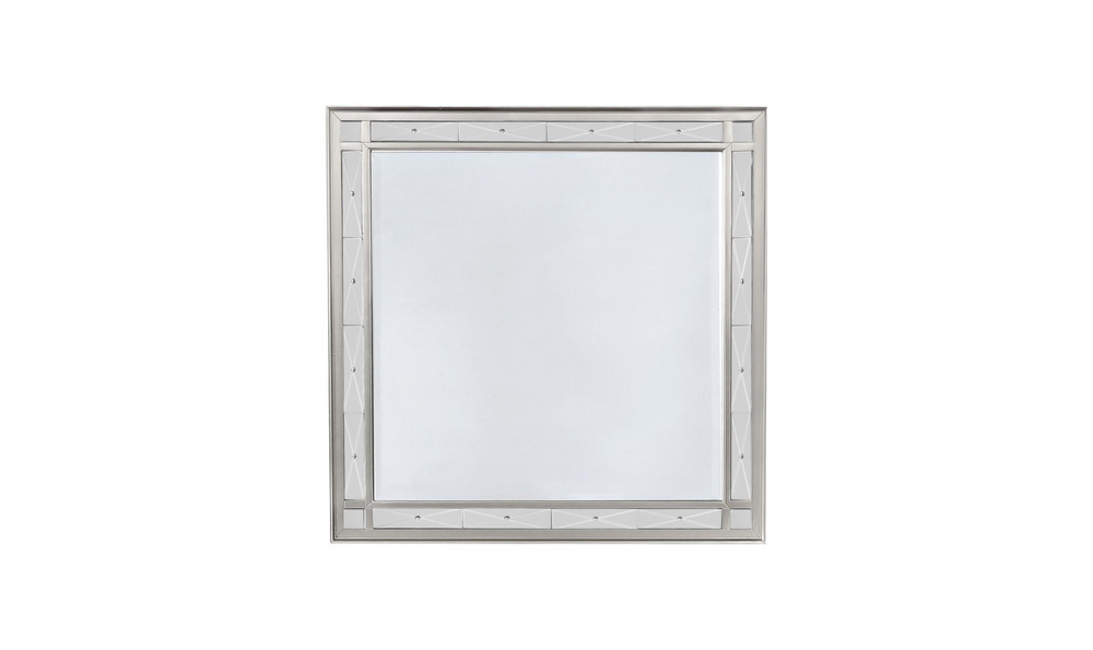 Coaster Furniture Leighton Mirror in Metallic Mercury Finish- Leahyco