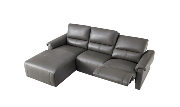 Beverly Hills Maria 3 Seater Leather Electric Recliner Sectional Sofa