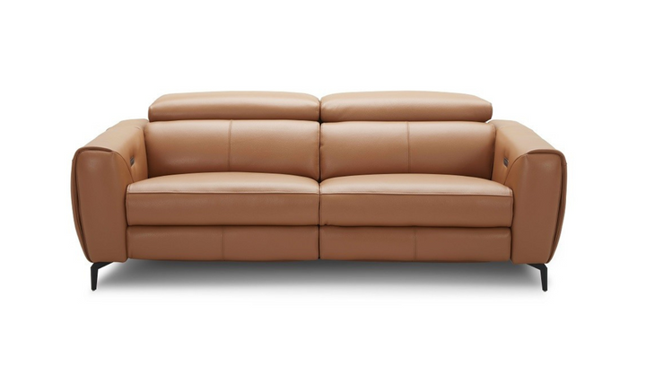 Lorenzo Reclining Premium Italian Leather Motion Sofa- Leahyco