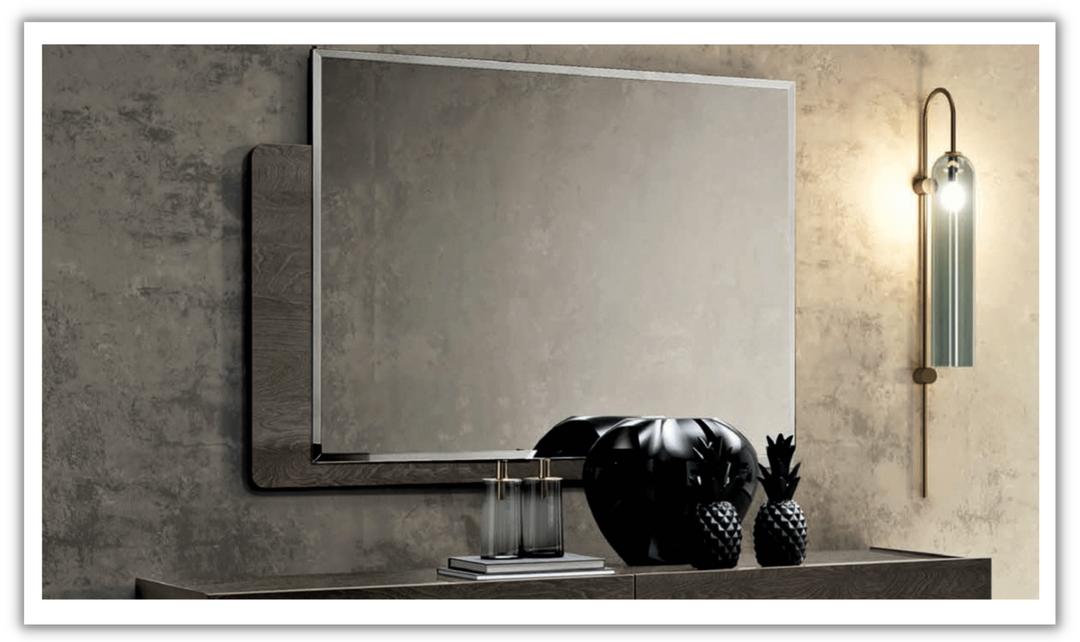 ESF Italia Nabucco Mirror In Silver Finish- Leahyco