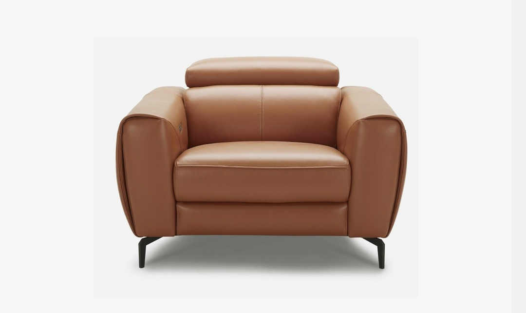 Lorenzo Premium Italian Leather Motion Recliner Chair- Leahyco