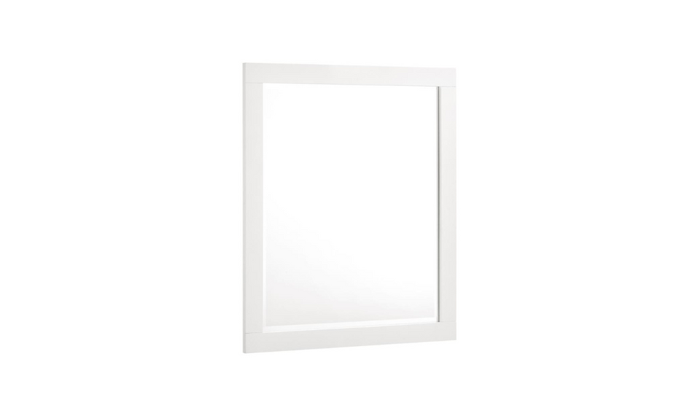 Coaster Furniture Jessica Mirror in White Wooden Frame-Leahyco