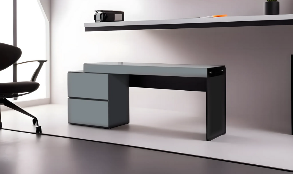 Tango Modern 2 Drawer Office Desk-Leahyco