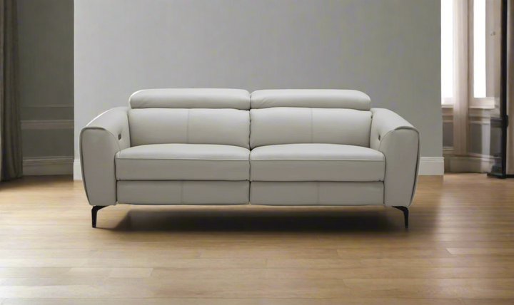 Lorenzo Reclining Premium Italian Leather Motion Sofa- Leahyco