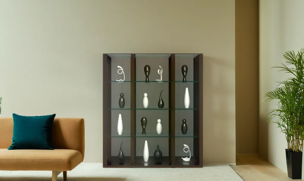 Aqua 4 Glass Shelves Wallunit - Leahyco