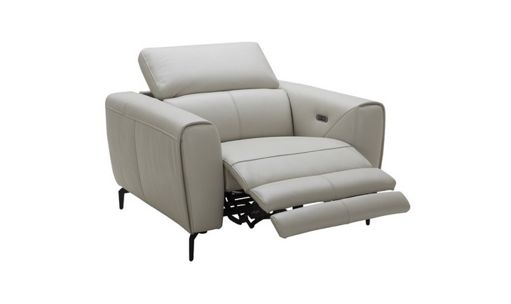 Lorenzo Premium Italian Leather Motion Recliner Chair- Leahyco