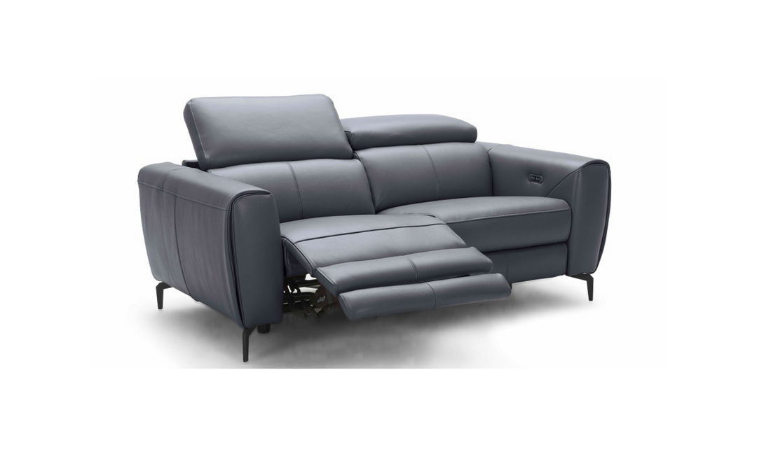 Leahyco Italia Azur Reclining Leather Motion Living Room Set