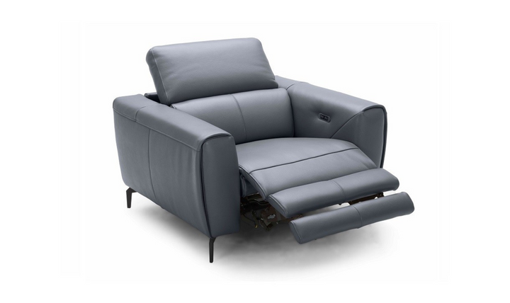 Lorenzo Premium Italian Leather Motion Recliner Chair- Leahyco