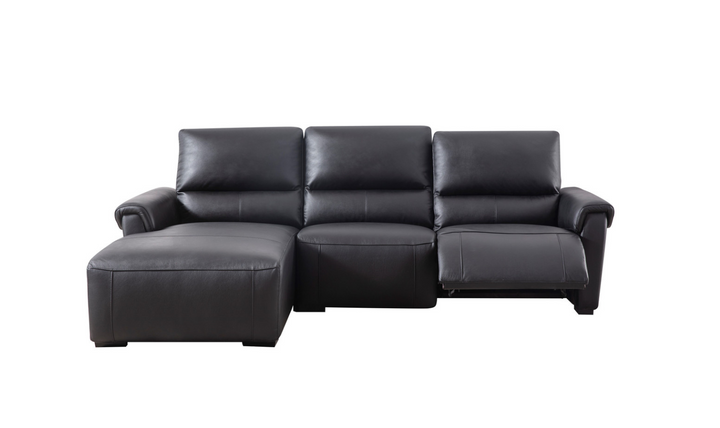 Beverly Hills Maria 3 Seater Leather Electric Recliner Sectional Sofa