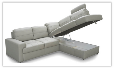 Buy ESF Italia Ella L-Shaped Gray Sectional Sofa Bed with Storage