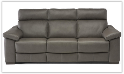 Estremo Leather Triple Motion Power Recliner Sofa