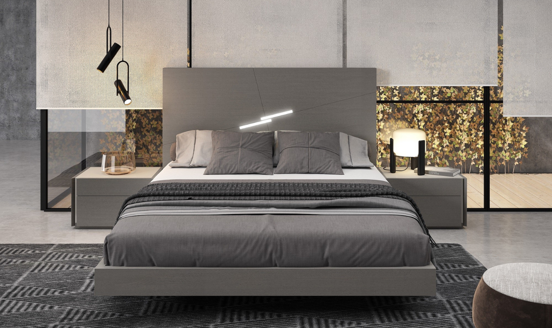 Faro Premium Bedroom Set in Led Headboard