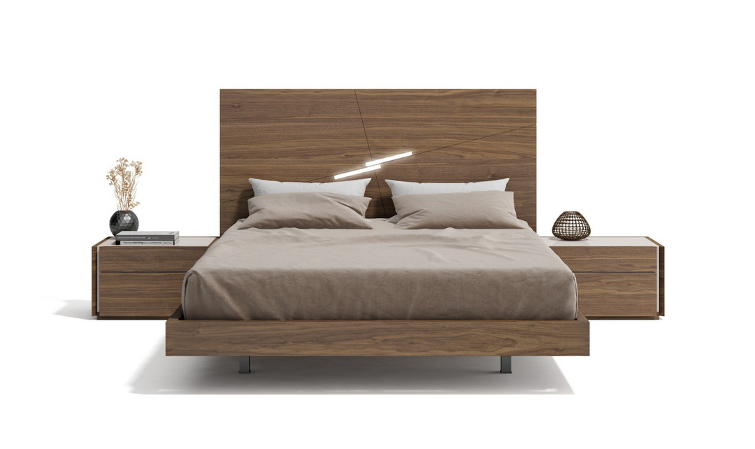 Faro Premium Bedroom Set in Led Headboard