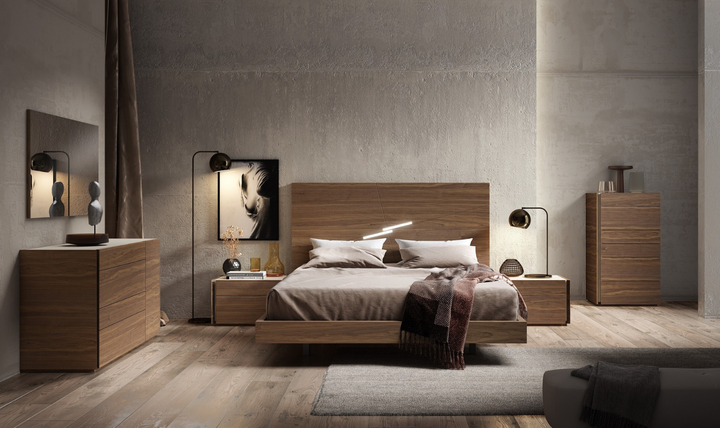 Faro Premium Bedroom Set in Led Headboard