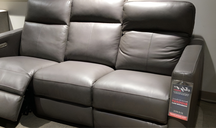 Flexsteel Broadway leather reclining sofa - Leahyco