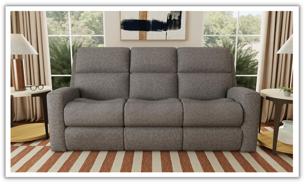 Flexsteel Score Power Reclining Sofa With Power Headrests & Lumbar-jenniferfurniture