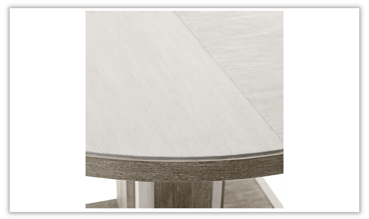 Bernhardt Foundations Round Dining Table with Adjustable Glides