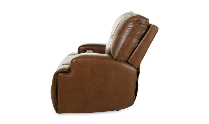 Modern Heritage Francesca Auburn Leather Power Recliner Chair