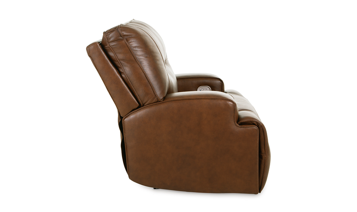 Modern Heritage Francesca Auburn Leather Power Recliner Chair