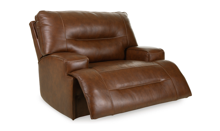 Modern Heritage Francesca Auburn Leather Power Recliner Chair