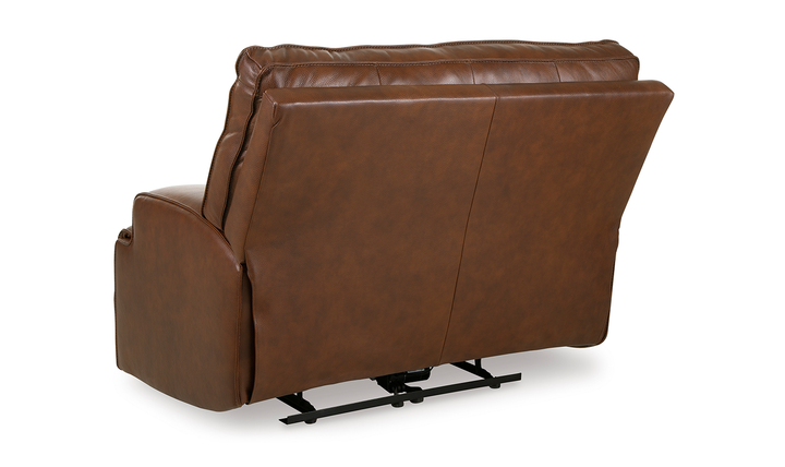 Modern Heritage Francesca Auburn Leather Power Recliner Chair