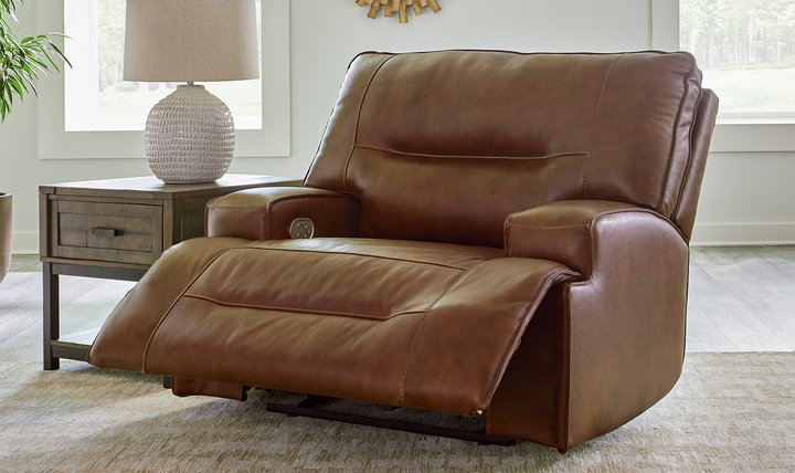 Modern Heritage Francesca Auburn Leather Power Recliner Chair