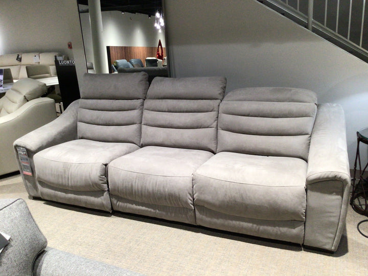 Gaucho fabric reclining sofa