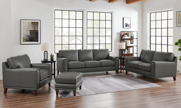 Hayward 2-Seater Loveseat Sofa In Gray-Leahyco