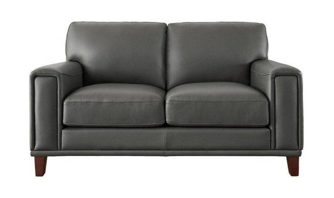 Hayward 2-Seater Loveseat Sofa In Gray-Leahyco