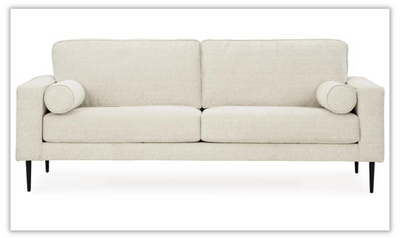 Hazela 3-seater Fabric Upholstered Sofa in Sandstone