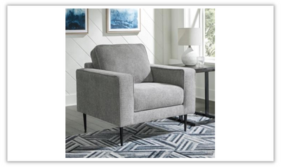 Hazela Fabric Upholstered Chair with Track Arms