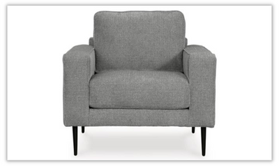 Hazela Fabric Upholstered Chair with Track Arms