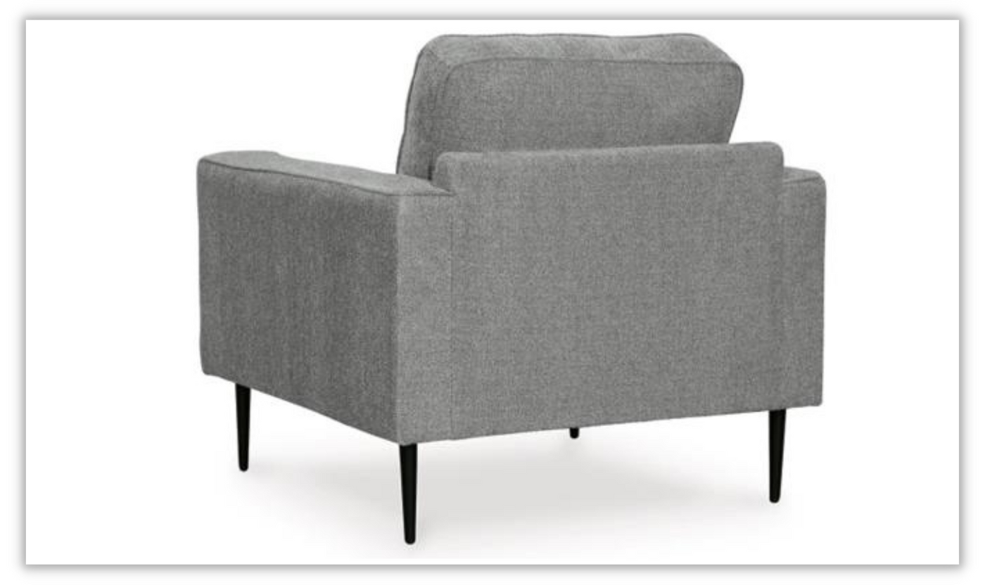 Hazela Fabric Upholstered Chair with Track Arms