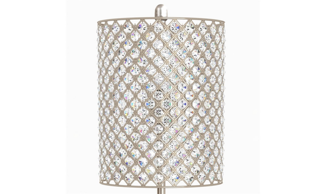 Heather 62" Bling Metal Floor Lamp (1pk)