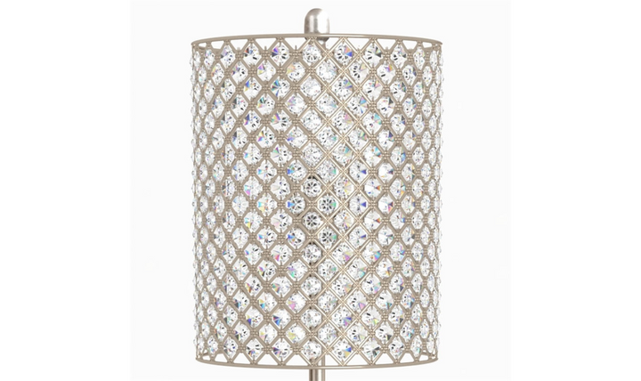 Heather 62" Bling Metal Floor Lamp (1pk)