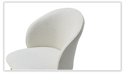 ESF Italia HomeTown Fabric Dining Chair in White