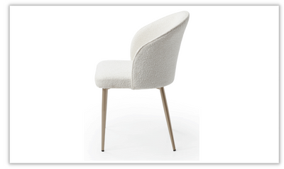 ESF Italia HomeTown Fabric Dining Chair in White