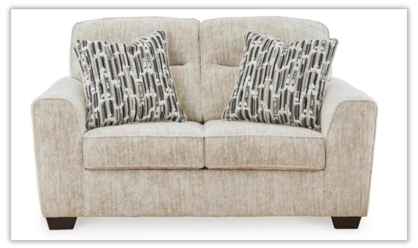 Lonoke Stationary Fabric Loveseat