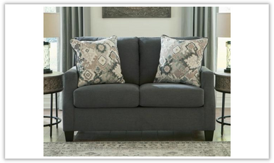 Bayonne Loveseat in Charcoal